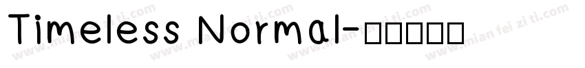 Timeless Normal字体转换